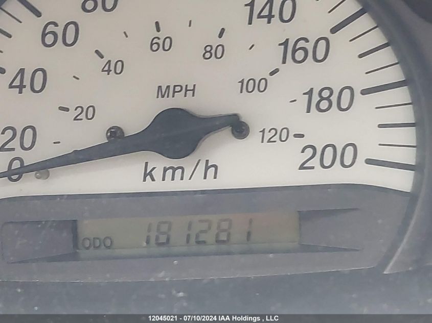 2000 Toyota Echo VIN: JTDAT1236Y0056044 Lot: 12045021