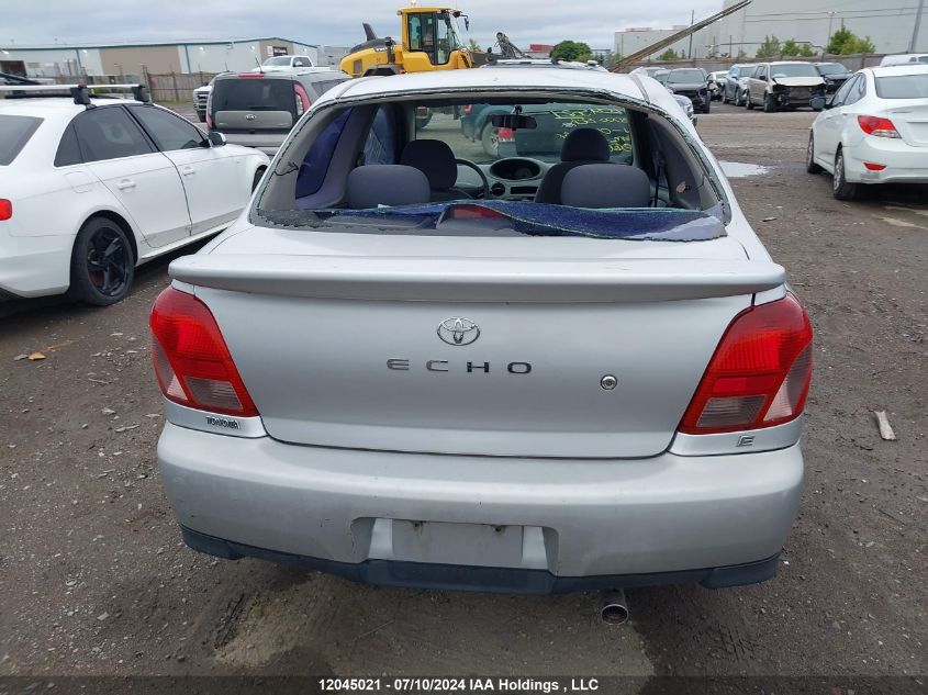 2000 Toyota Echo VIN: JTDAT1236Y0056044 Lot: 12045021