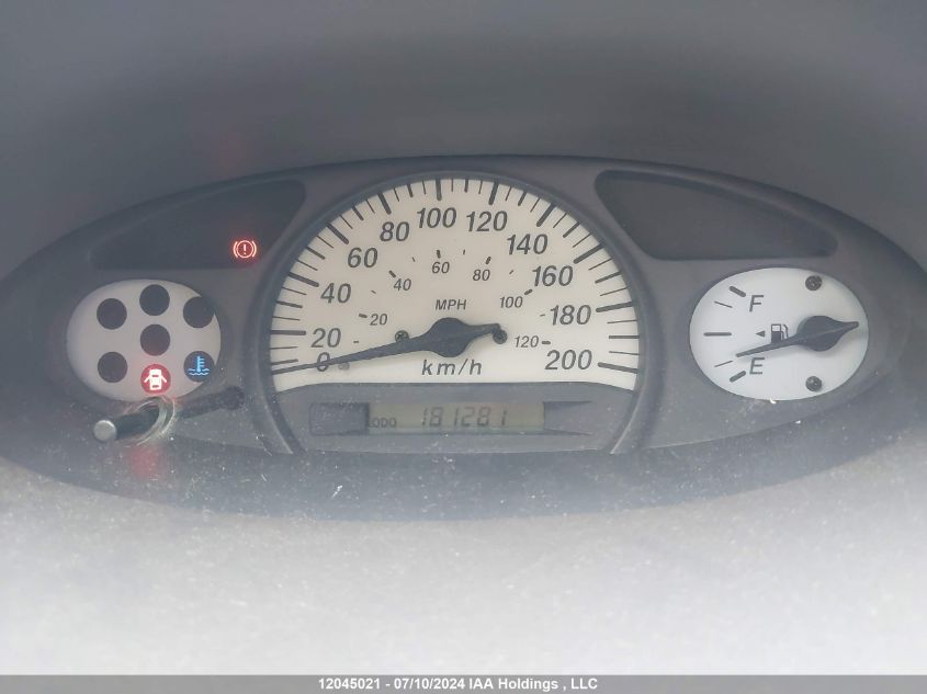 2000 Toyota Echo VIN: JTDAT1236Y0056044 Lot: 12045021