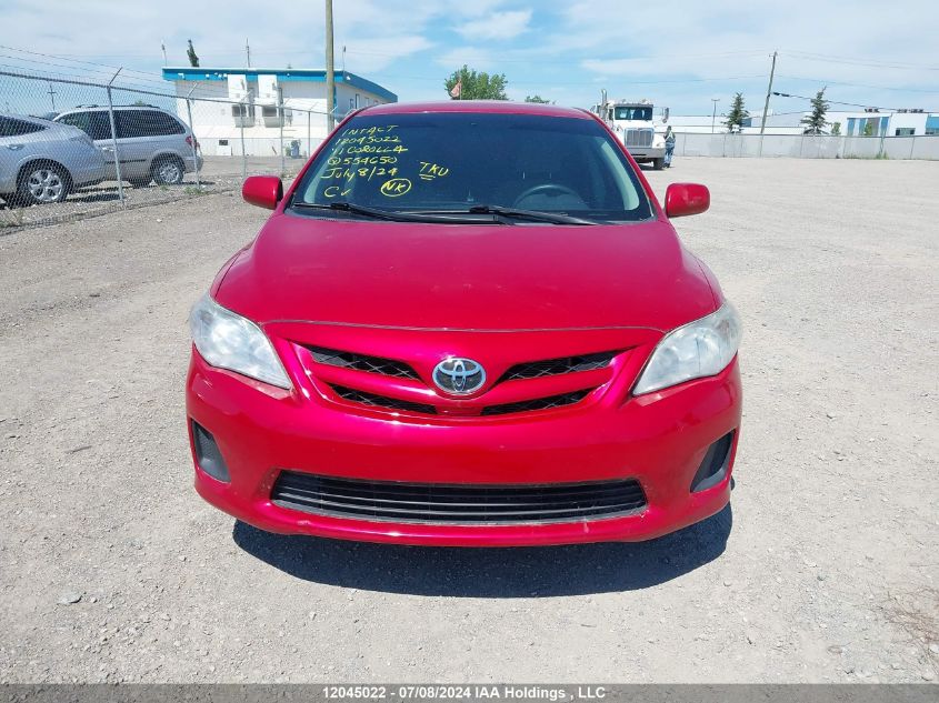 2011 Toyota Corolla S/Le VIN: 2T1BU4EEXBC554650 Lot: 12045022