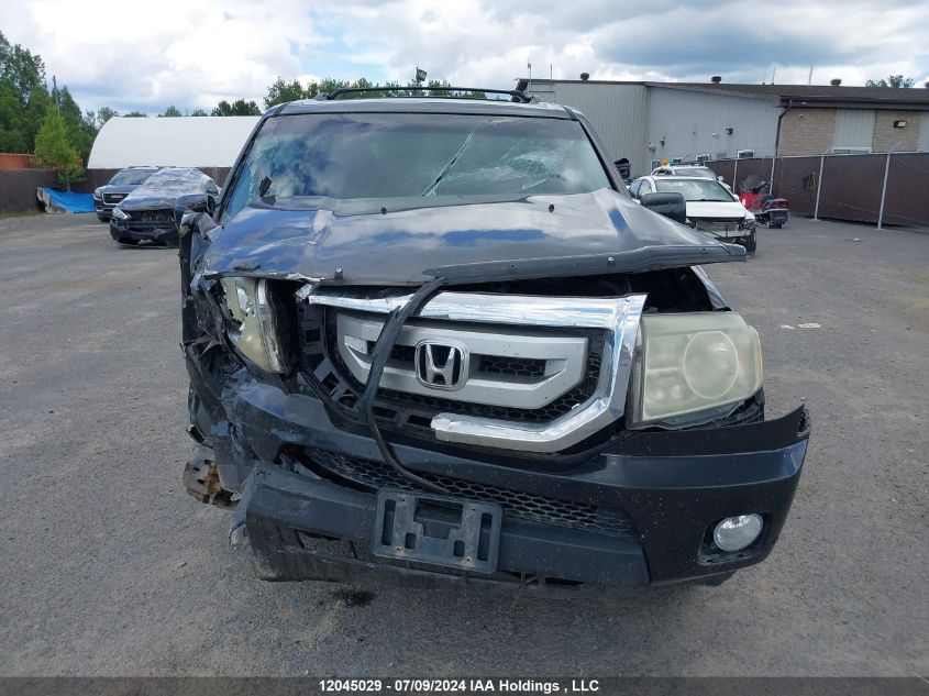 2011 Honda Pilot Touring VIN: 5FNYF4H92BB502363 Lot: 12045029