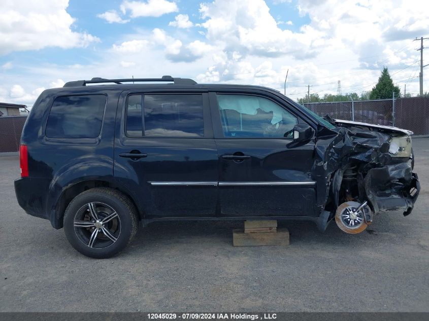 2011 Honda Pilot Touring VIN: 5FNYF4H92BB502363 Lot: 12045029