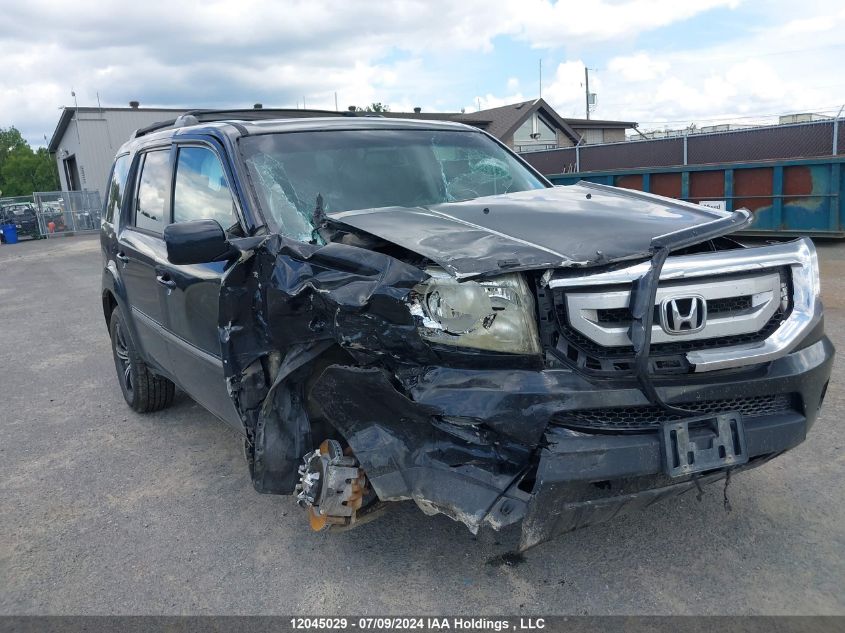 2011 Honda Pilot Touring VIN: 5FNYF4H92BB502363 Lot: 12045029