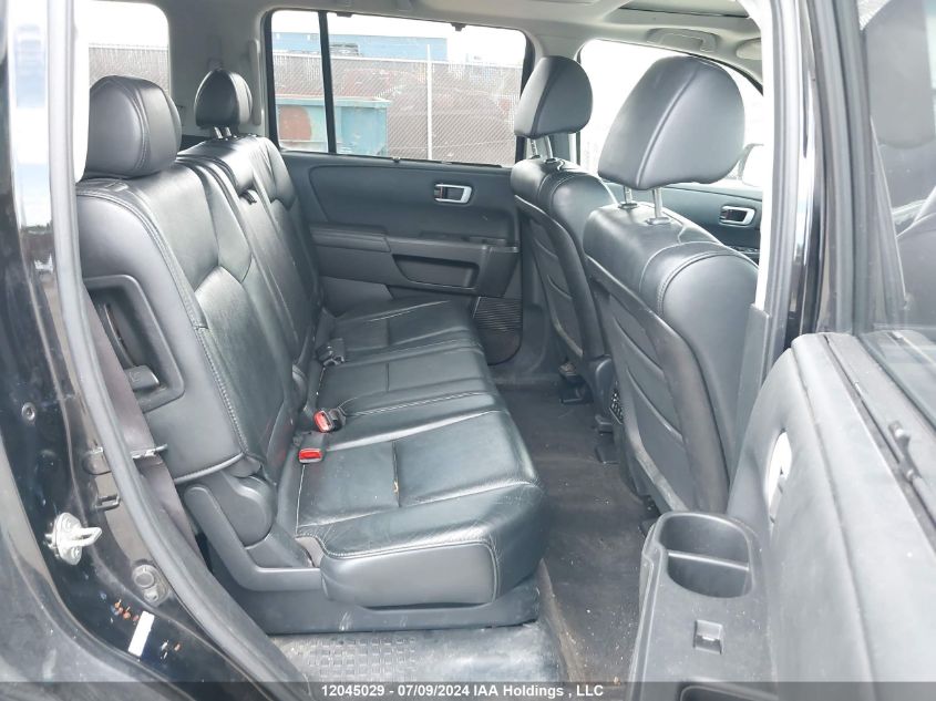 2011 Honda Pilot Touring VIN: 5FNYF4H92BB502363 Lot: 12045029