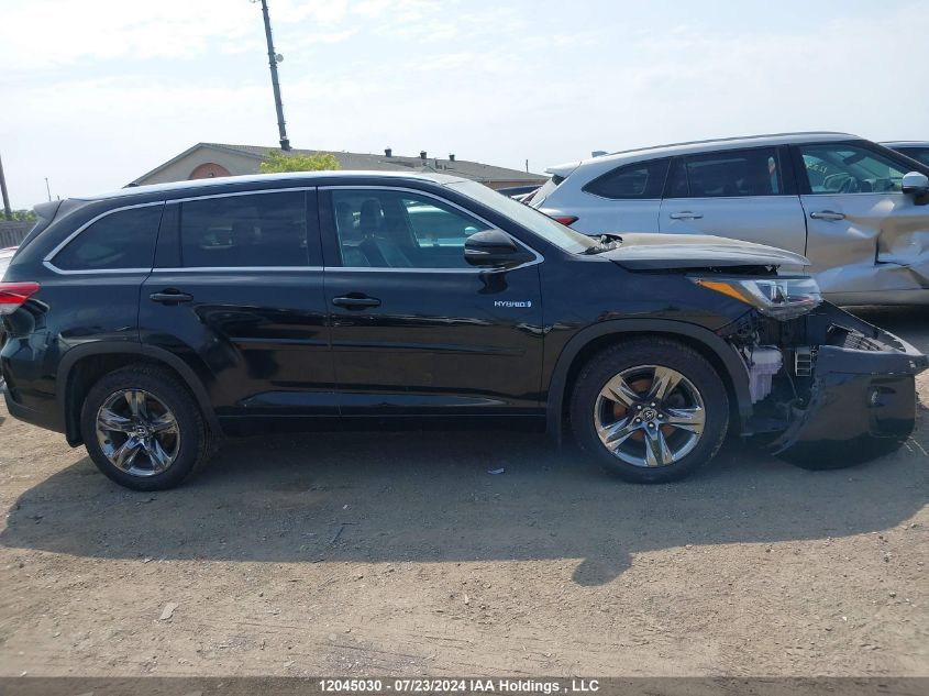 2019 Toyota Highlander Hybrid Limited VIN: 5TDDGRFH6KS061223 Lot: 12045030