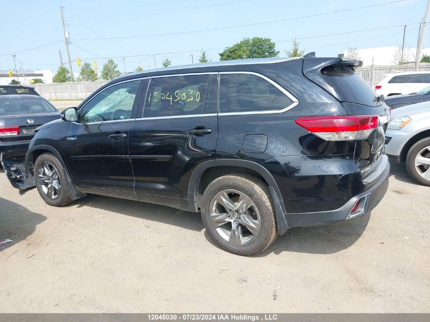 2019 Toyota Highlander Hybrid Limited VIN: 5TDDGRFH6KS061223 Lot: 12045030