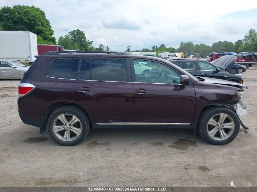 5TDBK3EH9DS232778 2013 Toyota Highlander V6