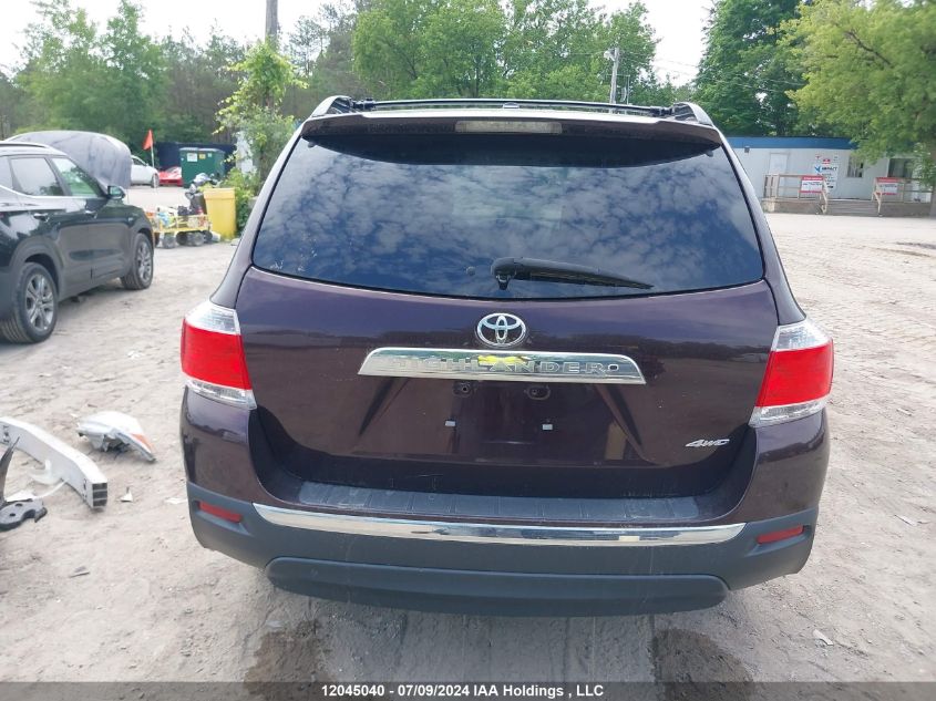 5TDBK3EH9DS232778 2013 Toyota Highlander V6