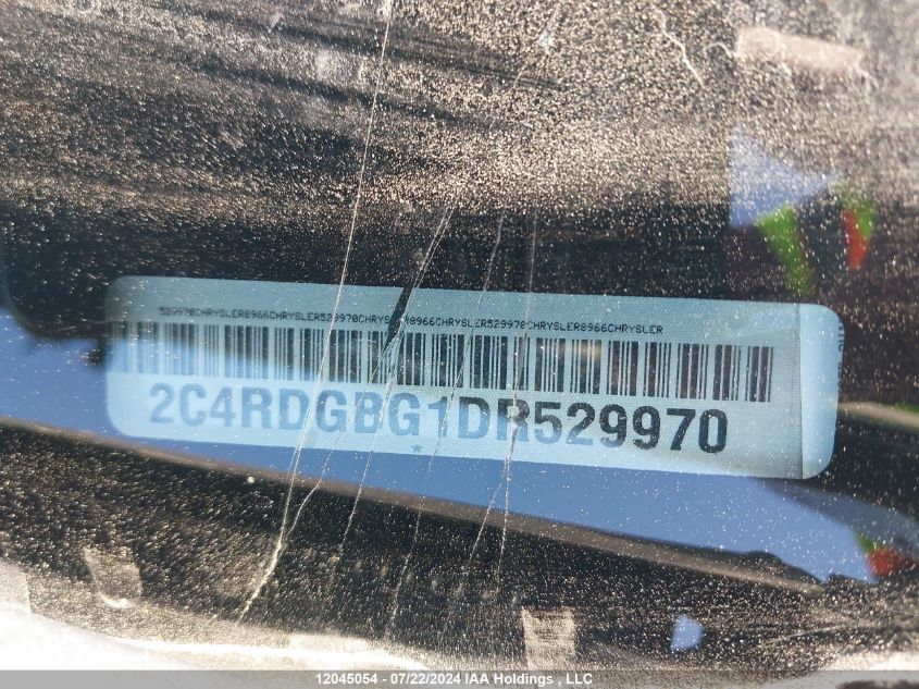 2013 Dodge Grand Caravan Se VIN: 2C4RDGBG1DR529970 Lot: 12045054