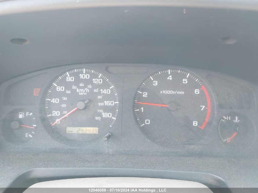 1998 Nissan Pathfinder VIN: JN8AR05Y0WW249837 Lot: 12045059