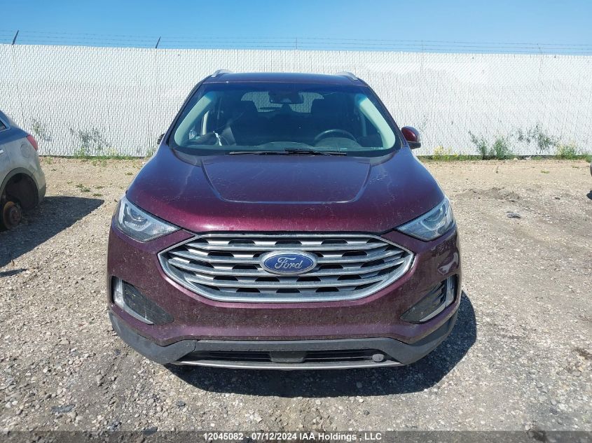2019 Ford Edge Sel VIN: 2FMPK4J90KBC52762 Lot: 12045082
