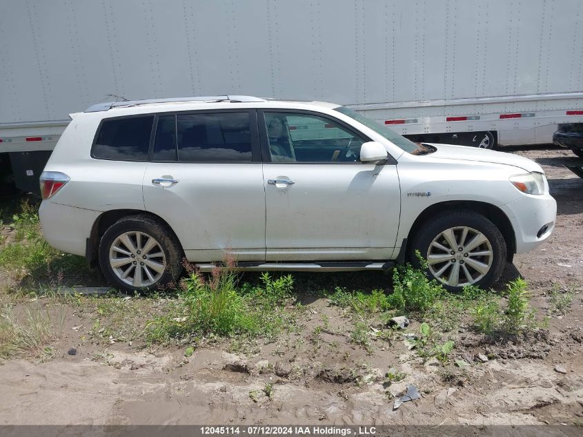 2010 Toyota Highlander Hybrid Hybrid VIN: JTEJW3EH1A2045758 Lot: 12045114