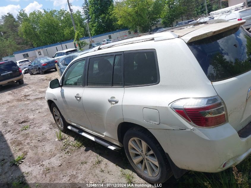 2010 Toyota Highlander Hybrid Hybrid VIN: JTEJW3EH1A2045758 Lot: 12045114