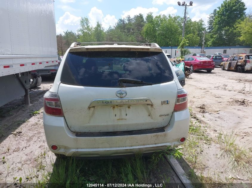 2010 Toyota Highlander Hybrid Hybrid VIN: JTEJW3EH1A2045758 Lot: 12045114