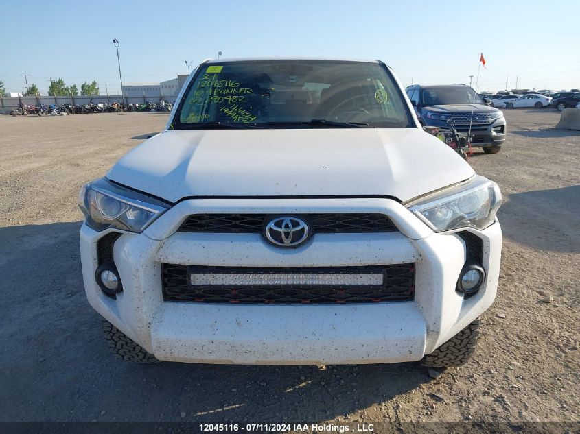 2016 Toyota 4Runner Sr5 Prem/Ltdl/Trail/Trd VIN: JTEBU5JR0G5290482 Lot: 12045116