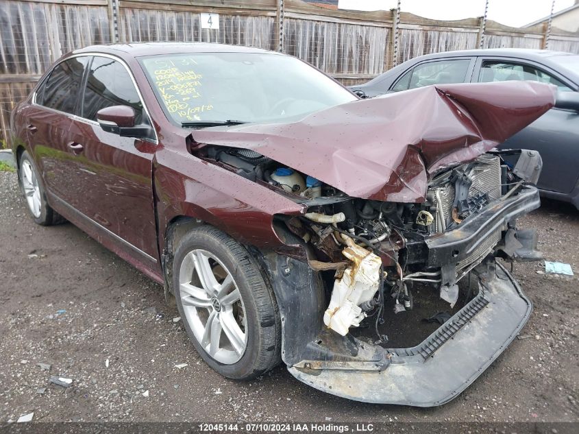 2014 Volkswagen Passat VIN: 1VWCN7A32EC006871 Lot: 12045144