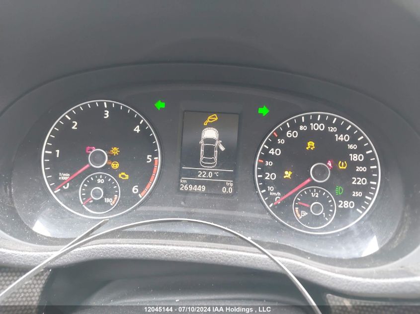 2014 Volkswagen Passat VIN: 1VWCN7A32EC006871 Lot: 12045144