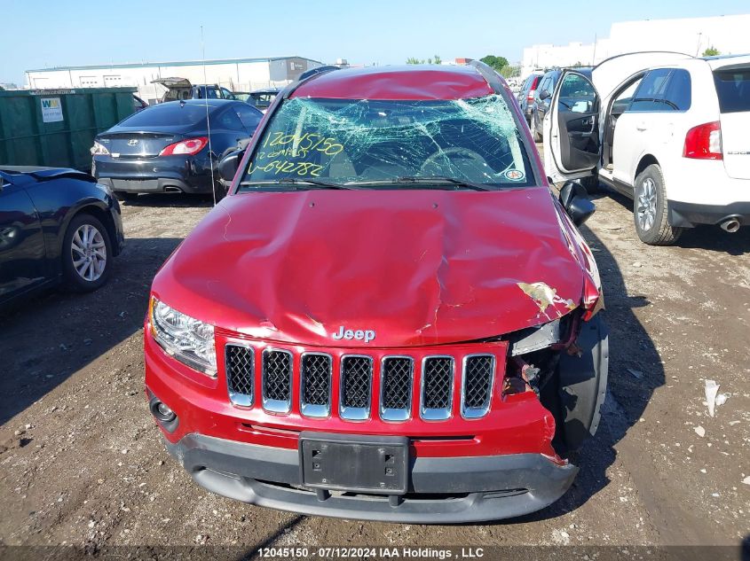 2012 Jeep Compass Sport/North VIN: 1C4NJCAB7CD642782 Lot: 12045150