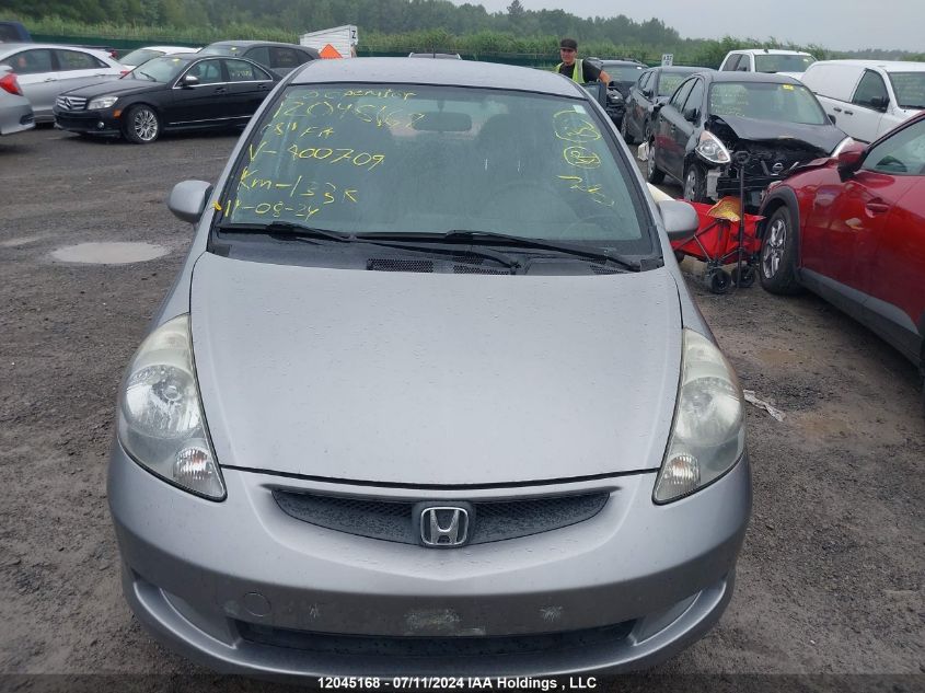 2008 Honda Fit VIN: JHMGD37478S800709 Lot: 12045168