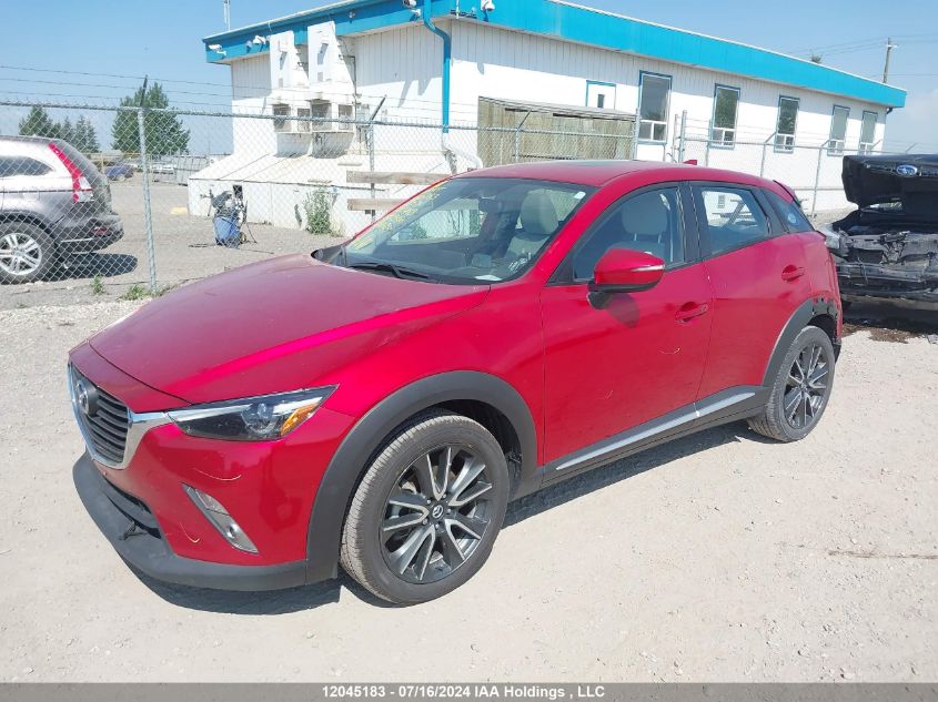 2016 Mazda Cx-3 Grand Touring VIN: JM1DKBD75G0122443 Lot: 12045183