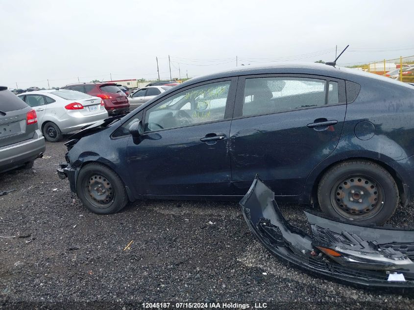 2013 Kia Rio VIN: KNADM4A34D6274839 Lot: 12045187