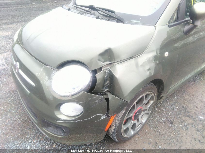 2012 Fiat 500 Sport VIN: 3C3CFFBR0CT107507 Lot: 12045207