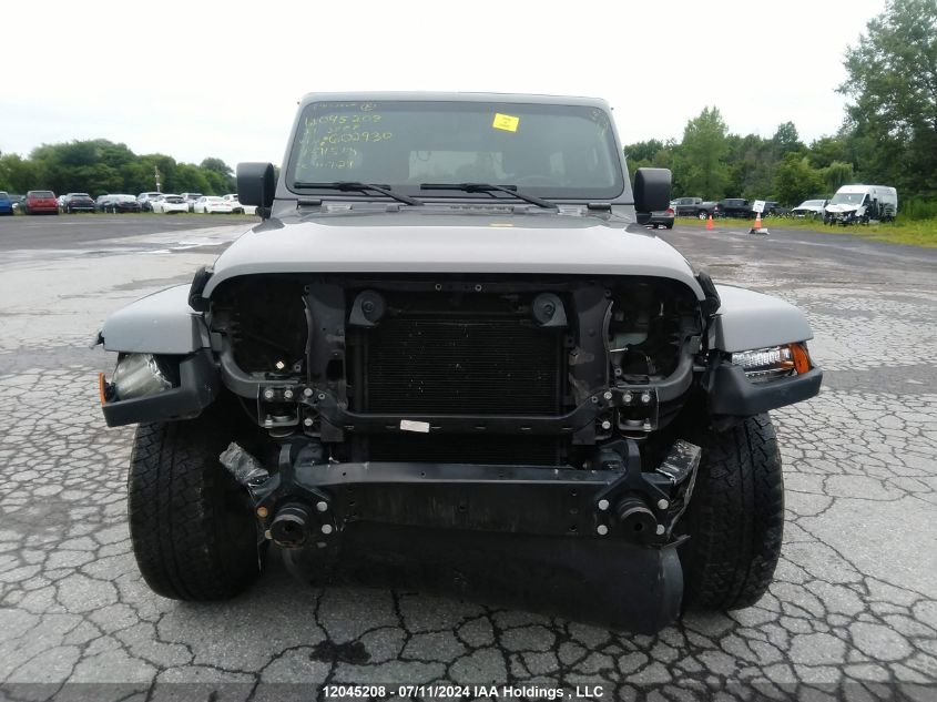 2021 Jeep Wrangler Unlimited Sahara VIN: 1C4HJXEN7MW602930 Lot: 12045208