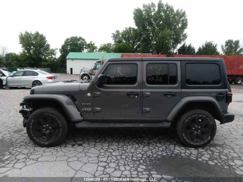 2021 Jeep Wrangler Unlimited Sahara VIN: 1C4HJXEN7MW602930 Lot: 12045208