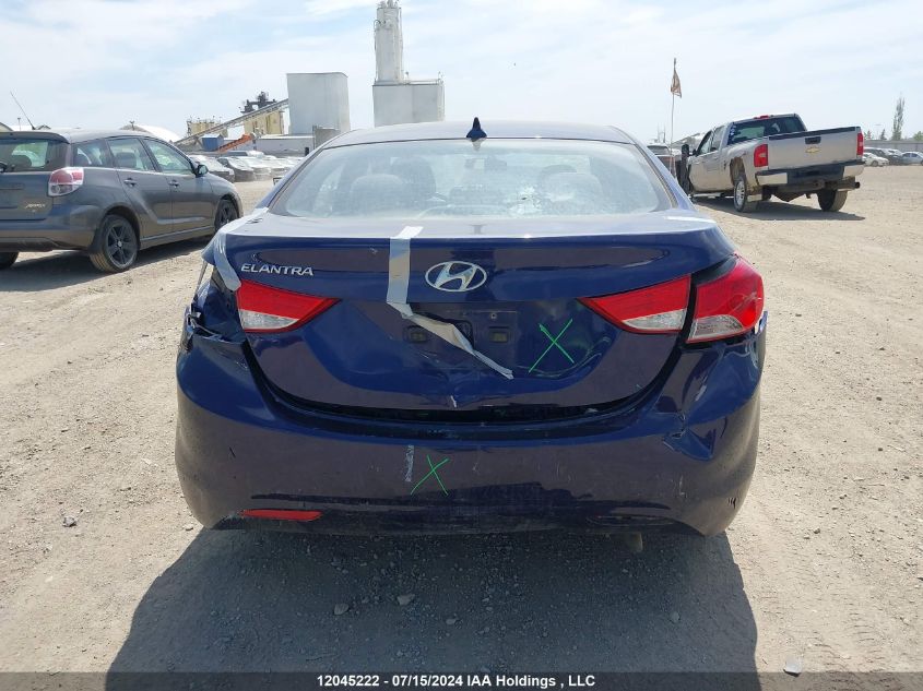 2012 Hyundai Elantra Gls VIN: 5NPDH4AE6CH066054 Lot: 12045222