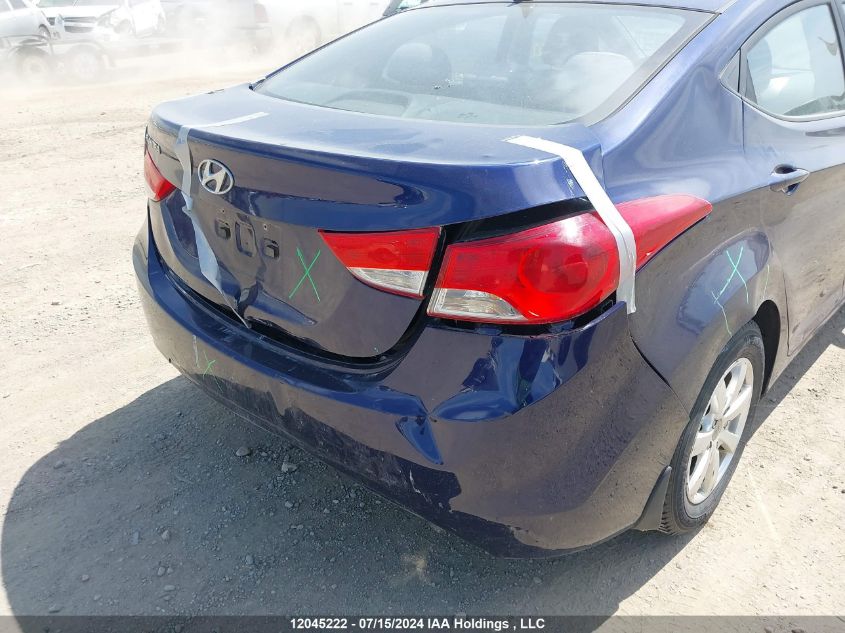 2012 Hyundai Elantra Gls VIN: 5NPDH4AE6CH066054 Lot: 12045222