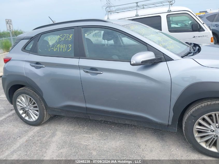 2021 Hyundai Kona Sel VIN: KM8K2CAA0MU699913 Lot: 12045238