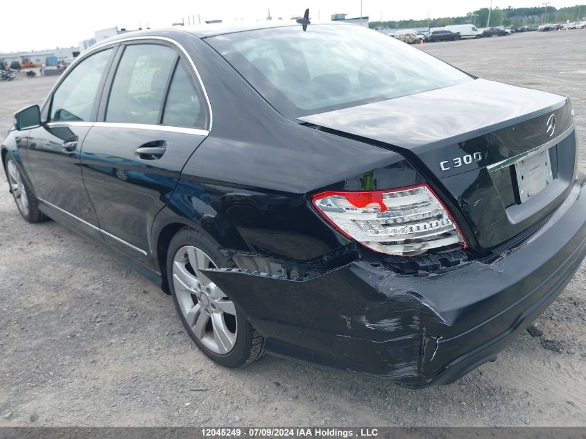 2012 Mercedes-Benz C 300 4Matic VIN: WDDGF8BB2CF860256 Lot: 12045249