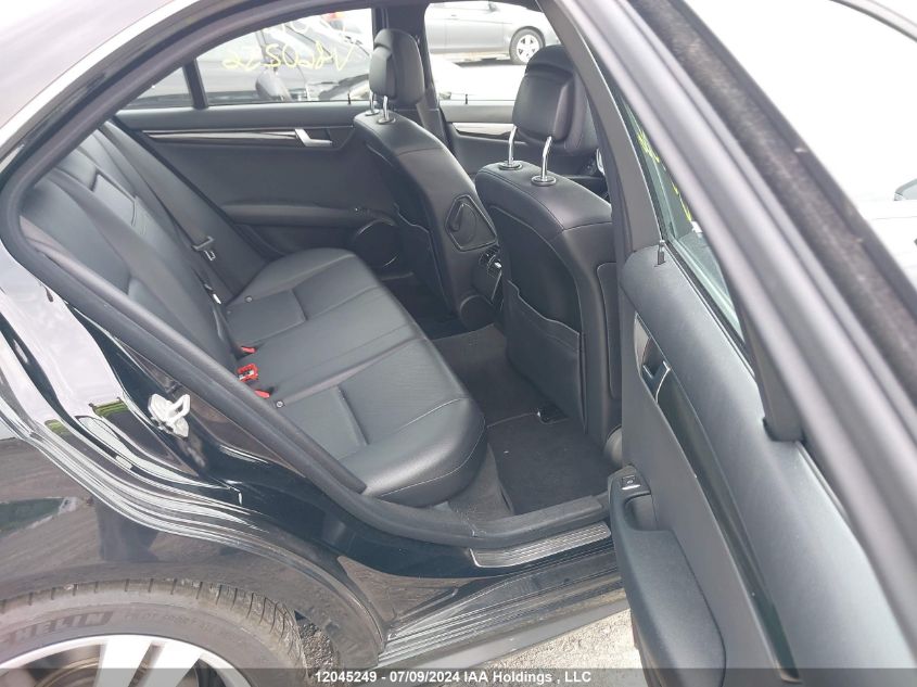 2012 Mercedes-Benz C 300 4Matic VIN: WDDGF8BB2CF860256 Lot: 12045249
