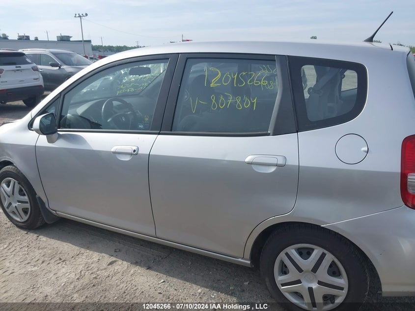 2007 Honda Fit VIN: JHMGD38477S807804 Lot: 12045266