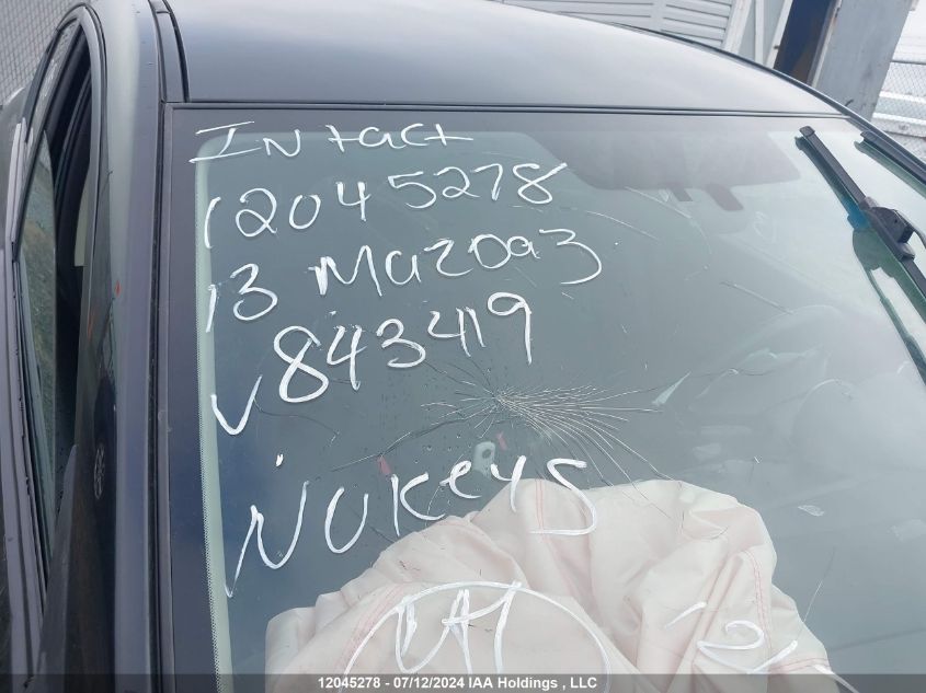 2013 Mazda Mazda3 VIN: JM1BL1UF3D1843419 Lot: 12045278