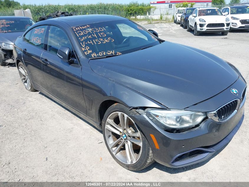 2015 BMW 4 Series VIN: WBA4A7C52FD415365 Lot: 12045301