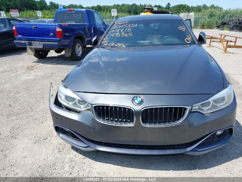 2015 BMW 4 Series VIN: WBA4A7C52FD415365 Lot: 12045301