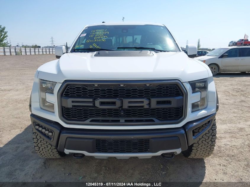 2018 Ford F150 Raptor VIN: 1FTFW1RG3JFC33836 Lot: 12045319