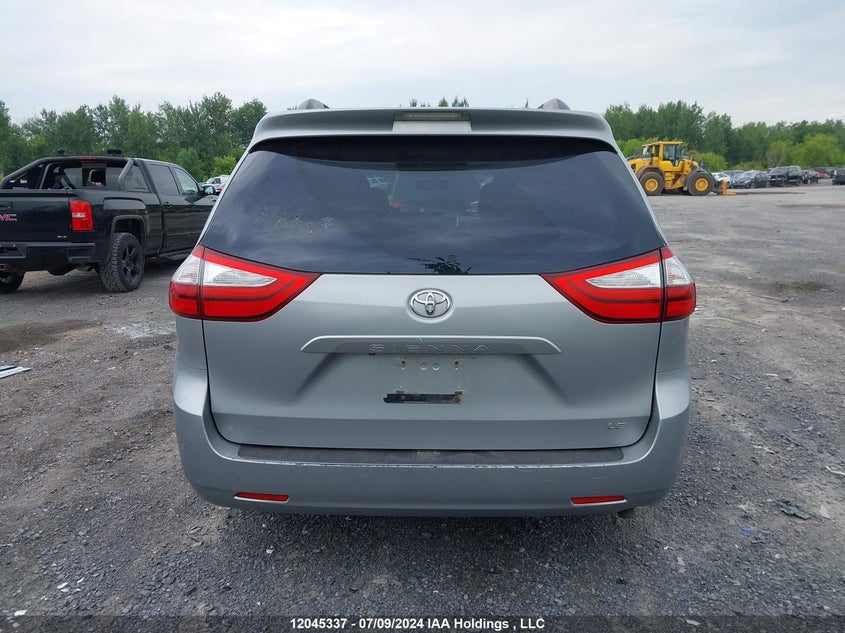 2015 Toyota Sienna Le VIN: 5TDKK3DC1FS581460 Lot: 12045337