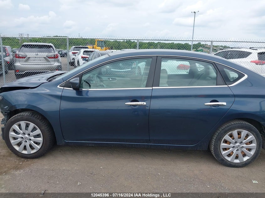 2013 Nissan Sentra VIN: 3N1AB7AP1DL650227 Lot: 12045396