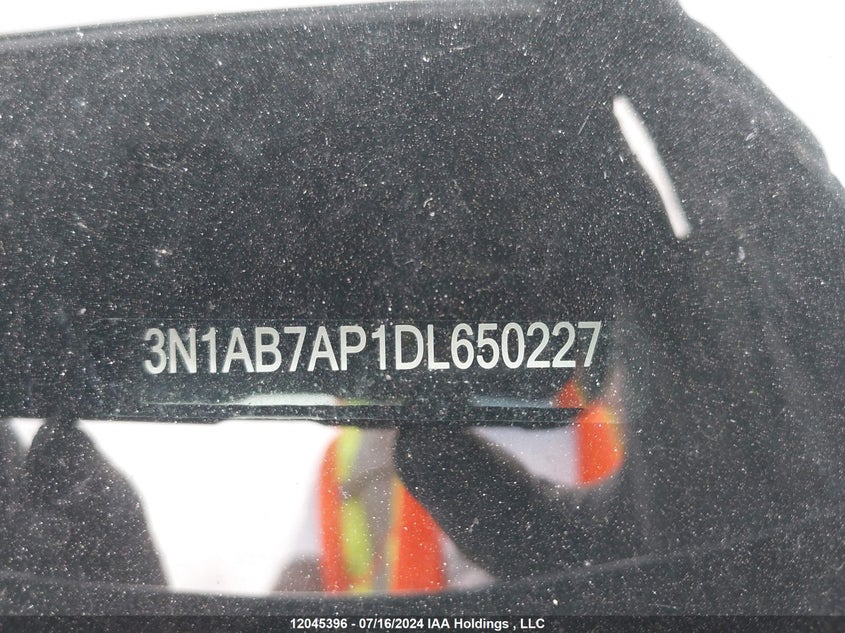 2013 Nissan Sentra VIN: 3N1AB7AP1DL650227 Lot: 12045396