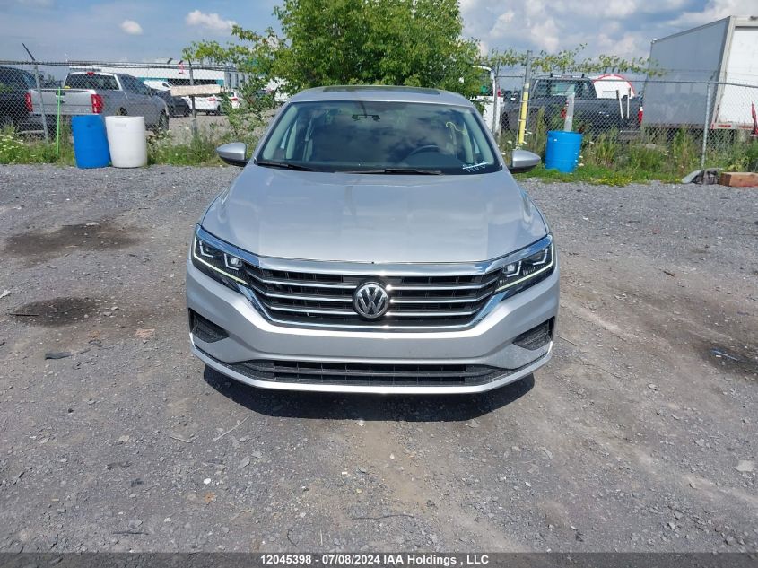 2021 Volkswagen Passat Highline VIN: 1VWBA7A37MC003681 Lot: 12045398