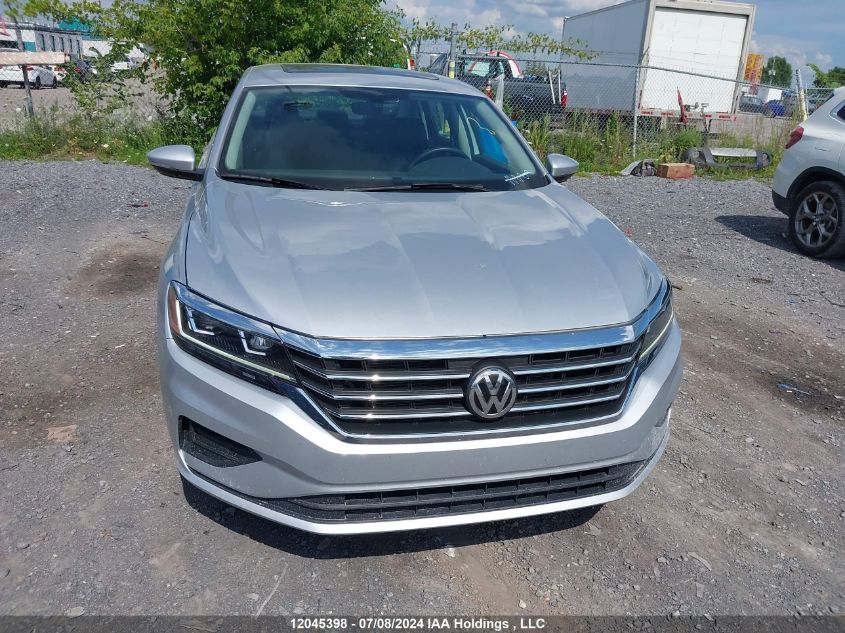 2021 Volkswagen Passat Highline VIN: 1VWBA7A37MC003681 Lot: 12045398