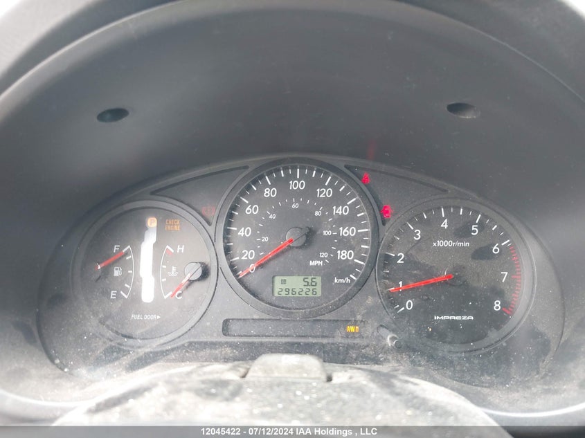 2005 Subaru Impreza Rs VIN: JF1GG67565H809368 Lot: 12045422