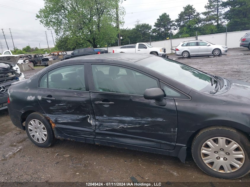 2008 Honda Civic Dx VIN: 2HGFA162X8H001512 Lot: 12045424