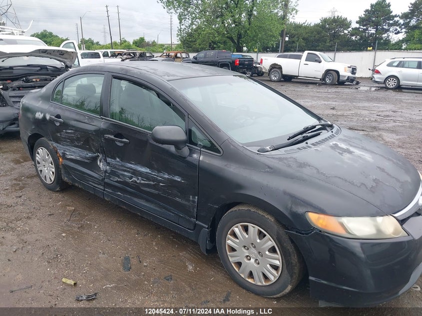 2008 Honda Civic Dx VIN: 2HGFA162X8H001512 Lot: 12045424