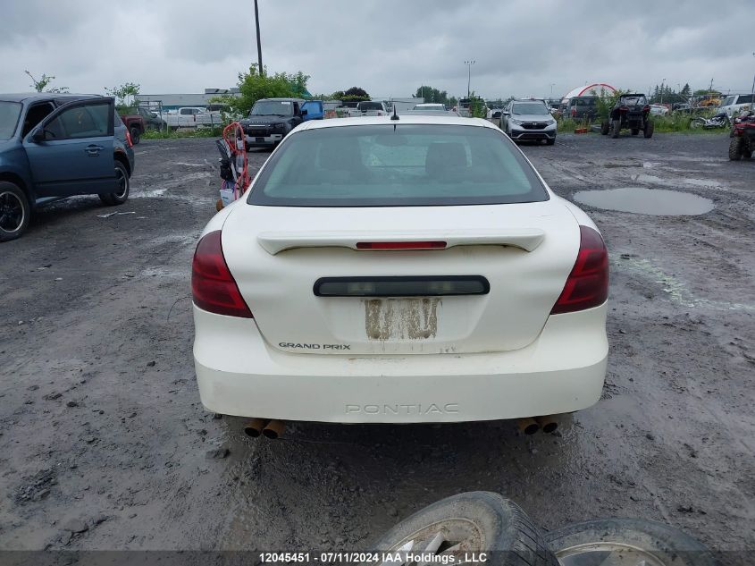 2006 Pontiac Grand Prix VIN: 2G2WP552061235089 Lot: 12045451