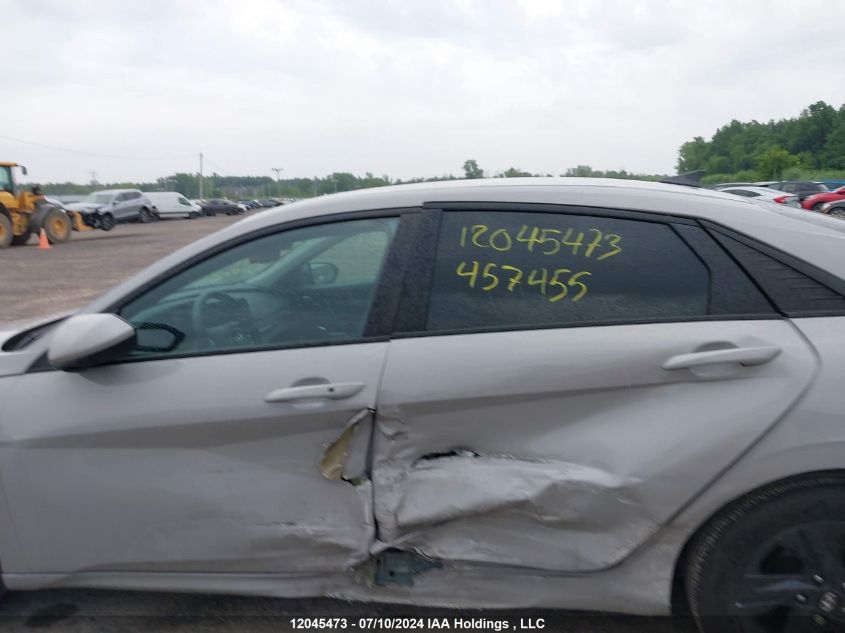 2023 Hyundai Elantra VIN: KMHLM4AG7PU457455 Lot: 12045473