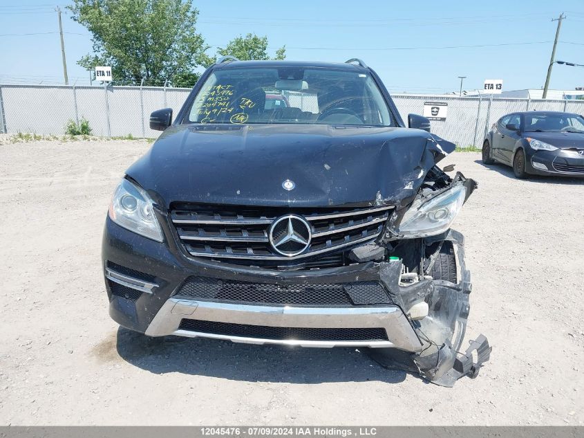 2013 Mercedes-Benz Ml-Class VIN: 4JGDA2EB8DA204741 Lot: 12045476