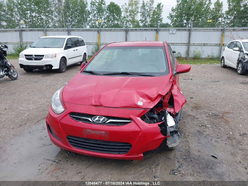 2013 Hyundai Accent Gl VIN: KMHCT4AE8DU431282 Lot: 12045477